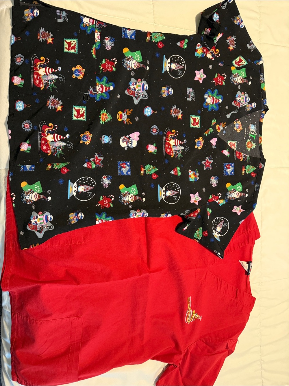 Holiday Assorted Scrub Top Bundle - Picture 7 of 7